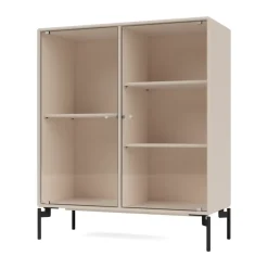 Montana Ripple II display cabinet 69.6x82.2x30 cm, Clay-legs black Grey Discount