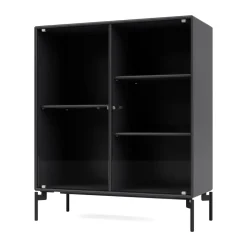 Montana Ripple II display cabinet 69.6x82.2x30 cm, Anthracite-legs black Grey Sale