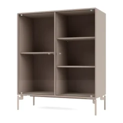 Montana Ripple II display cabinet 69.6x82.2x30 cm, Mushroom-legs mushroom Beige Sale