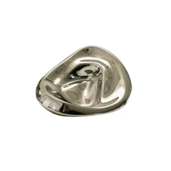 Hein Studio Ripple no. 02 large knob, Chrome Silver-coloured Hot