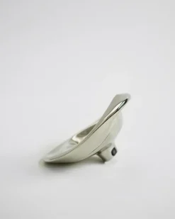 Hein Studio Ripple no. 02 large knob, Chrome Silver-coloured Hot