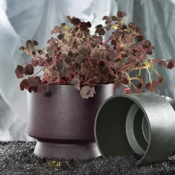 Rosendahl Ro flower pot Ø19 cm, Bordeaux Red Hot