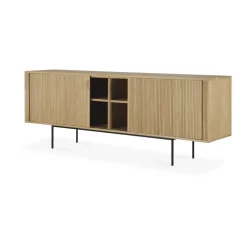 Ethnicraft Roller Max sideboard, Oak, 224 cm Beige Outlet