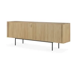 Ethnicraft Roller Max sideboard, Oak, 224 cm Beige Outlet