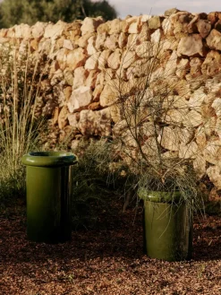 Ferm Living Rollo pot Ø31x46 cm, Moss Green