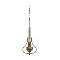 Karlskrona Lampfabrik Ronneby ceiling lamp 58 cm, Brass Gold-coloured Best