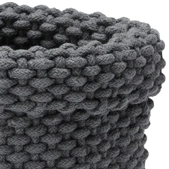 Etol Design Rope storage basket, graphite Grey Sale