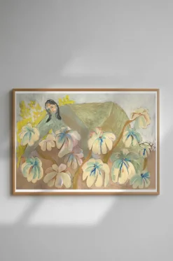 Fine Little Day Rose garden poster, 50x70 cm Yellow Discount