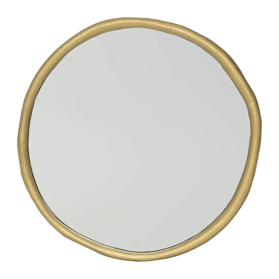 URBAN NATURE CULTURE Rox mirror Ø60 cm, Gold Gold-coloured Best