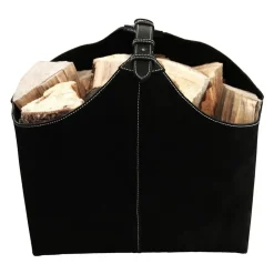 Ørskov firewood holder suede, Black Best