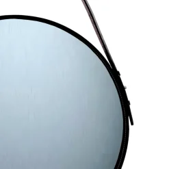 Ørskov mirror , Ø 50 cm Black Outlet