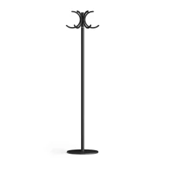 Lammhults S70-12 coat rack, texture Black Best