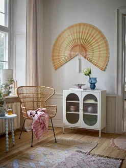 Bloomingville Salvo cabinet 80x40x90 cm, Nature, metal Beige New