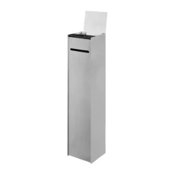 Ferm Living Sama toilet paper holder, Brushed stainless steel Silver-coloured Clearance