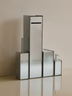 Ferm Living Same bin, Brushed stainless steel Silver-coloured New