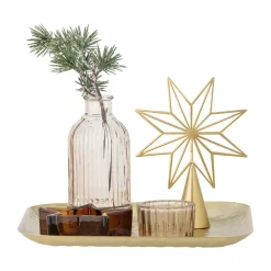 Bloomingville Sanga tray with decorative objects 6 pieces, Gold Gold-coloured Sale