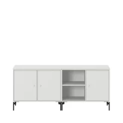 Montana Save side table, New 101, black lacquered leg White Discount