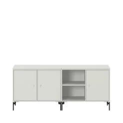 Montana Save side table, Nordic 09, black lacquered leg Grey Discount