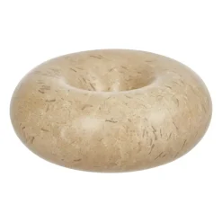 OYOY Savi marble candle sticks small 4 cm, Beige Online