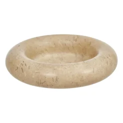 OYOY Savi marble candleholder Ø13,8 cm, Beige Discount