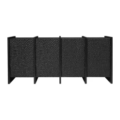 Ferm Living Scarni sideboard, Dark-stained ash, 163x50x74 cm Brown New