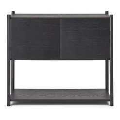 Gejst Sceene bookcase C, oiled oak Black Hot