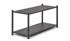Gejst Sceene bookcase F, oiled oak Black Hot