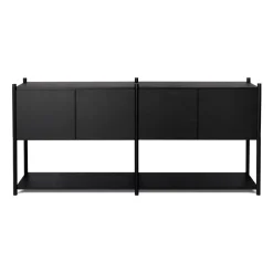 Gejst Sceene bookcase H, oiled oak Black