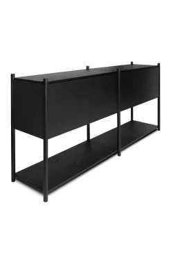 Gejst Sceene bookcase H, oiled oak Black