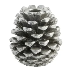 Lene Bjerre Serafina candle holder cone 10 cm, Antique silver Silver-coloured Sale