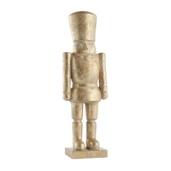 Lene Bjerre Serafina figurine nutcracker 32 cm, Antique gold light Gold-coloured Clearance