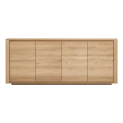 Ethnicraft Shadow sideboard, Oak 203x84x45 cm Beige New