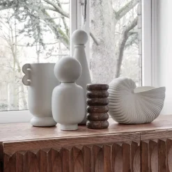 Ferm Living Shell flower pot, Off White Best