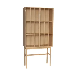 Hübsch Shoji cabinet tall, Oak Beige Outlet