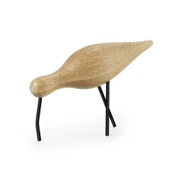Normann Copenhagen Shorebird oak-black, large BrownBlack