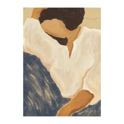 Paper Collective Silent Dreams poster, 70x100 cm WhiteBlueBeigeBlack New