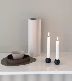 LIND DNA Silhouette candle sticks 34 2-pack, Black Online