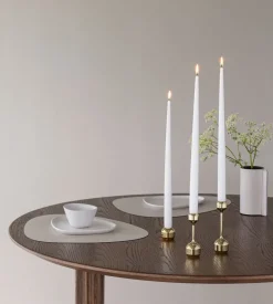 LIND DNA Silhouette candle sticks 120, Gold Gold-coloured Clearance
