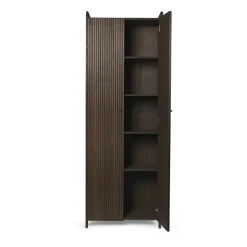 Ferm Living Sill Tall cabinet, Dark stained oak Brown