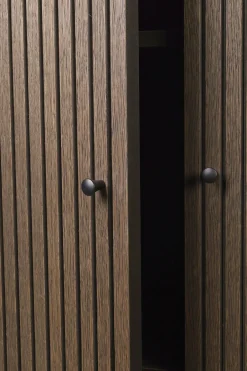 Ferm Living Sill Tall cabinet, Dark stained oak Brown