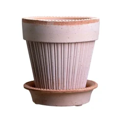 Bergs Potter Simona flower pot Ø18 cm, Pink Hot