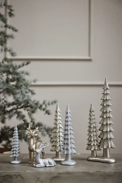 Lene Bjerre Sissia decoration Christmas tree 33 cm, Silver Silver-coloured