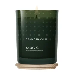 Skandinavisk Skog scented candle with lid, 200 g Green