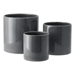 Scandi Living Sleek pot Ø12 cm, Charcoal Grey New