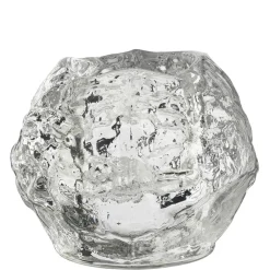 Kosta Boda Snowball votive, large Transparent Clearance