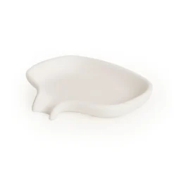 Bosign Soap dish with drainage spout silicone, White Outlet