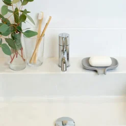 Bosign Soap Saver Flow soap dish with drainage spout concrete, Grey New