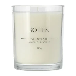 Scandi Essentials Soften scented candle, 180 g White Hot