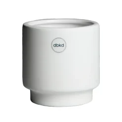 DBKD Solid flower pot , small Ø10 cm White Best