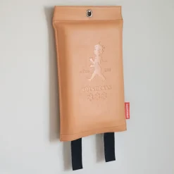 Solstickan Design Solstickan fire blanket leather 120x120 cm, Light leather Brown Hot